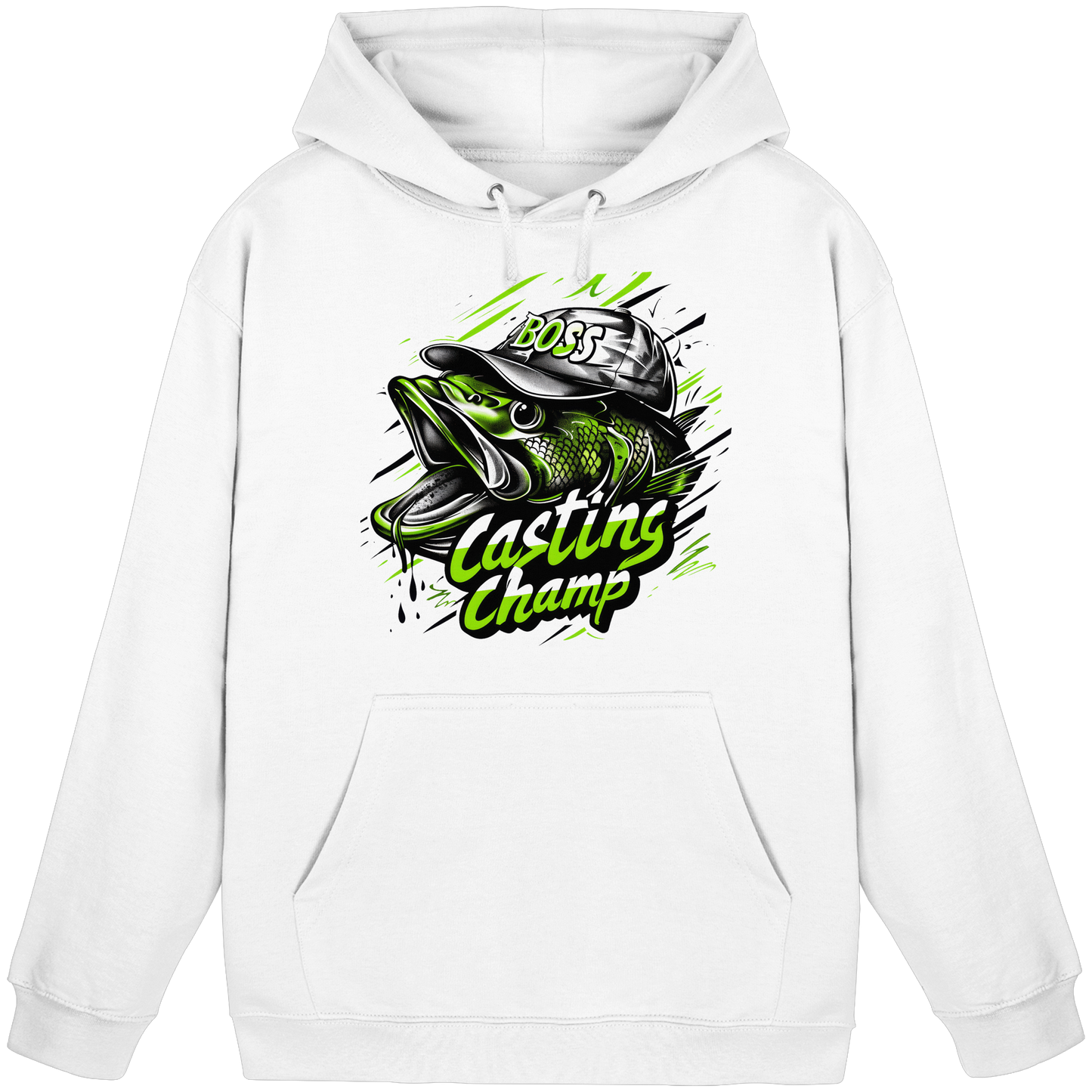 Casting Champ Hoodie – Angler KaPuFishing Barsch Casting Raubfisch Angeln