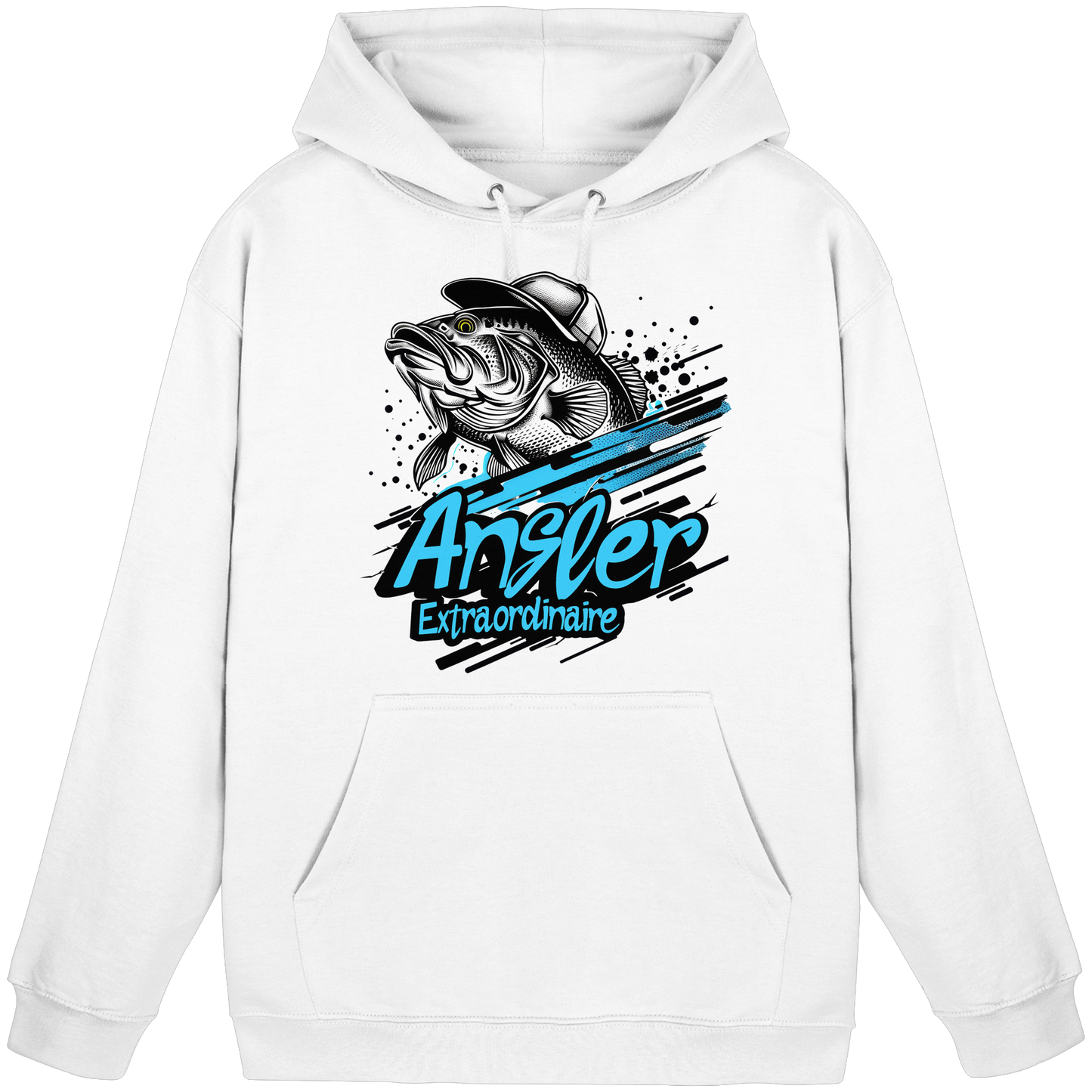 Angler Extraordinaire Hoodie KaPu Barsch Bass Fishing Geschenk