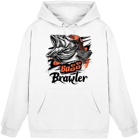 Bass Brawler Hoodie / KaPu – Barsch Angler Fishing Raubfisch Angeln