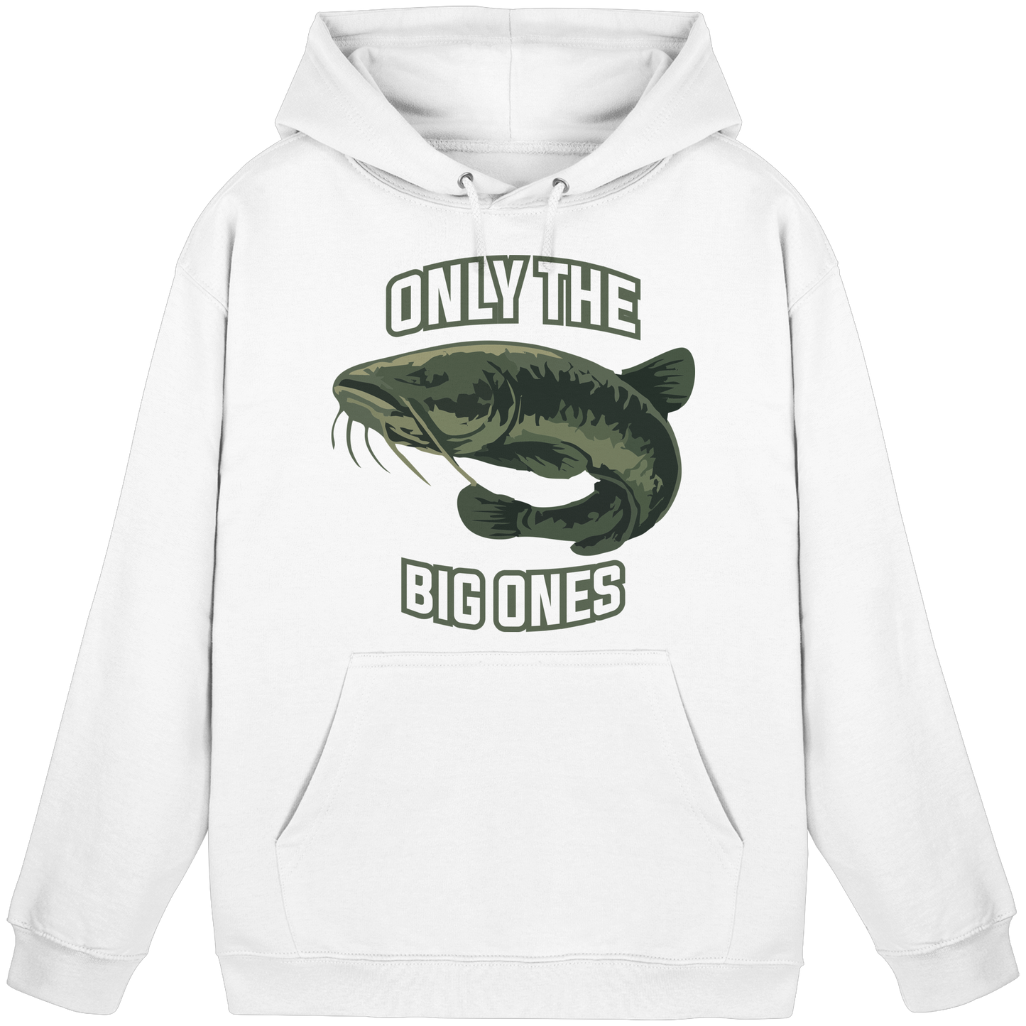Only the big ones - Waller Wels anglen Catfish Big Fish Wallerangeln Hoodie