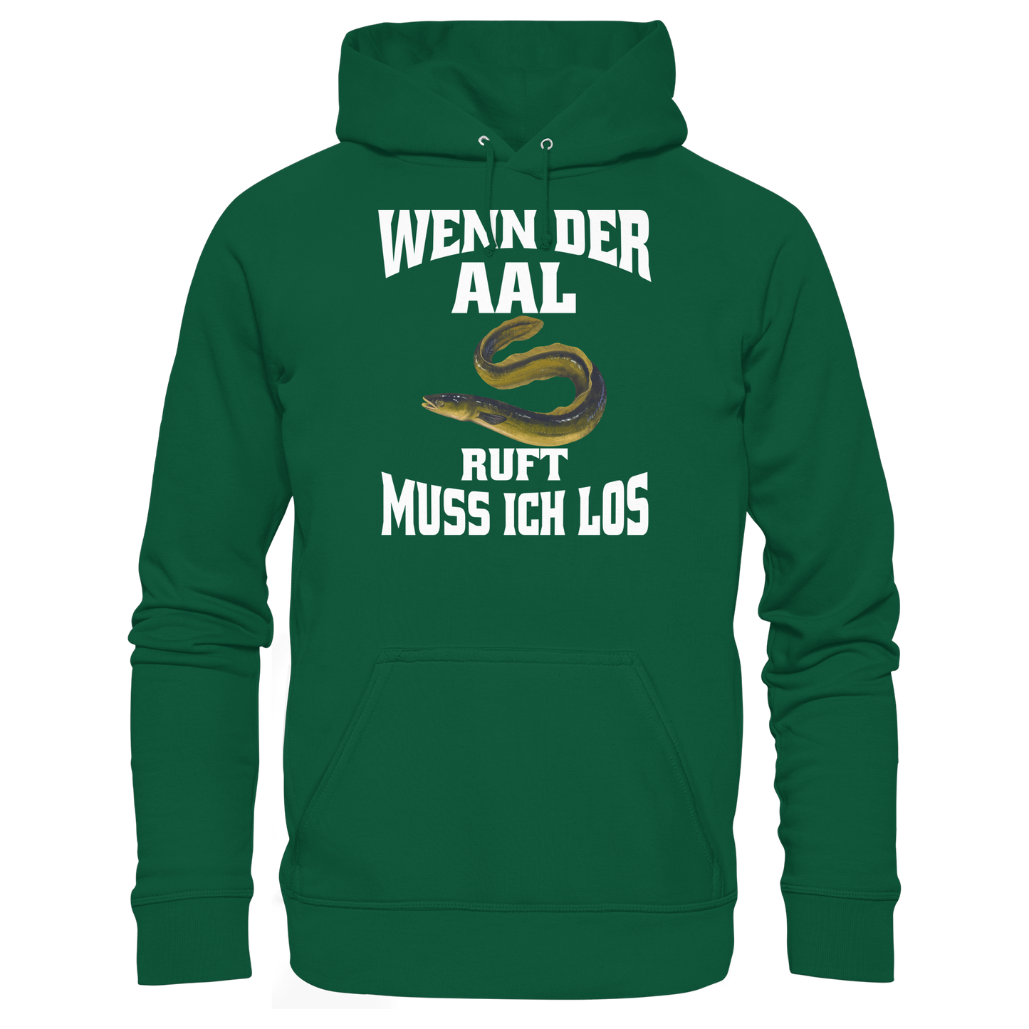 Wenn der Aal ruft muss ich los. Outfit für Aalangler Angler Angeln Hoodie KaPu