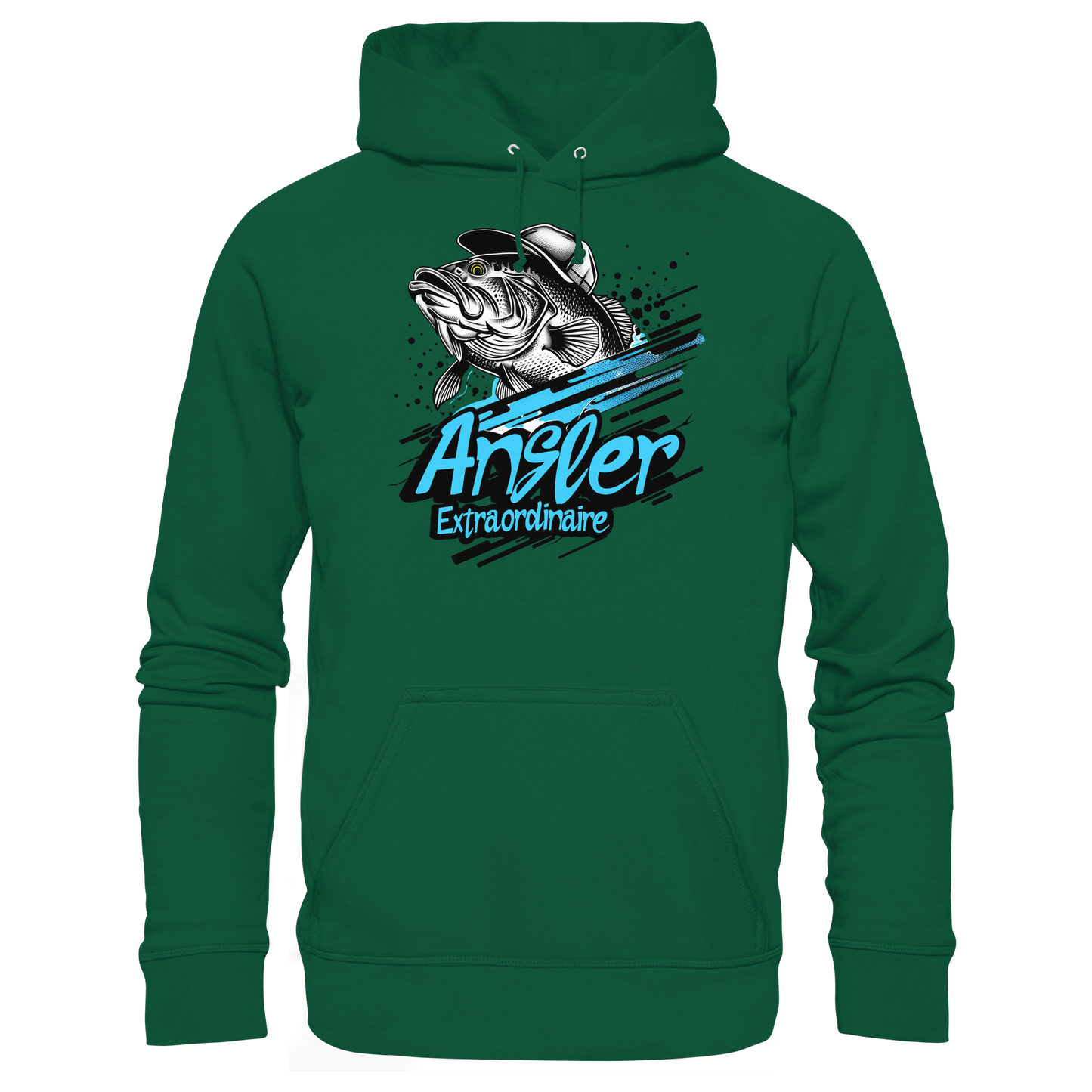 Angler Extraordinaire Hoodie KaPu Barsch Bass Fishing Geschenk