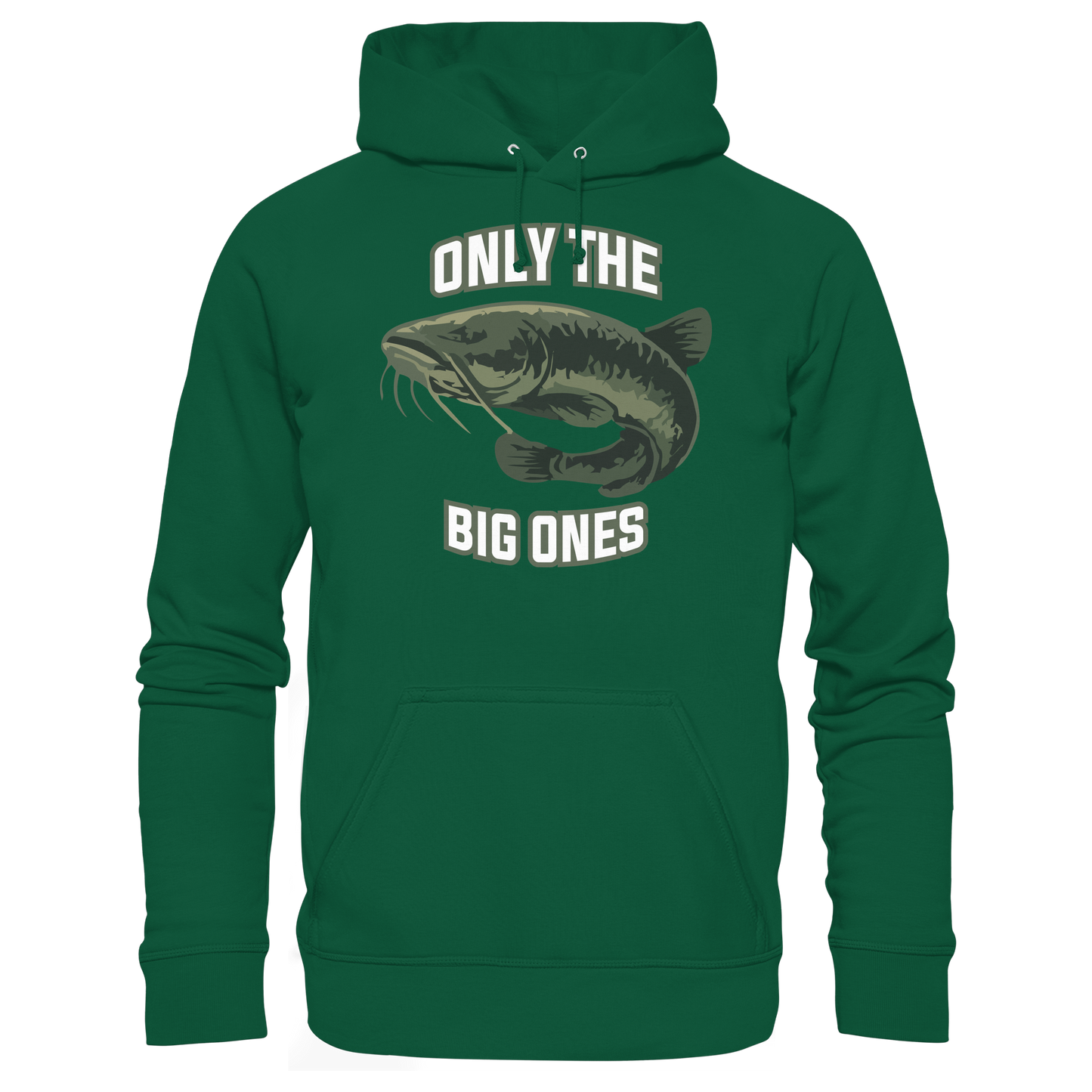 Only the big ones - Waller Wels anglen Catfish Big Fish Wallerangeln Hoodie