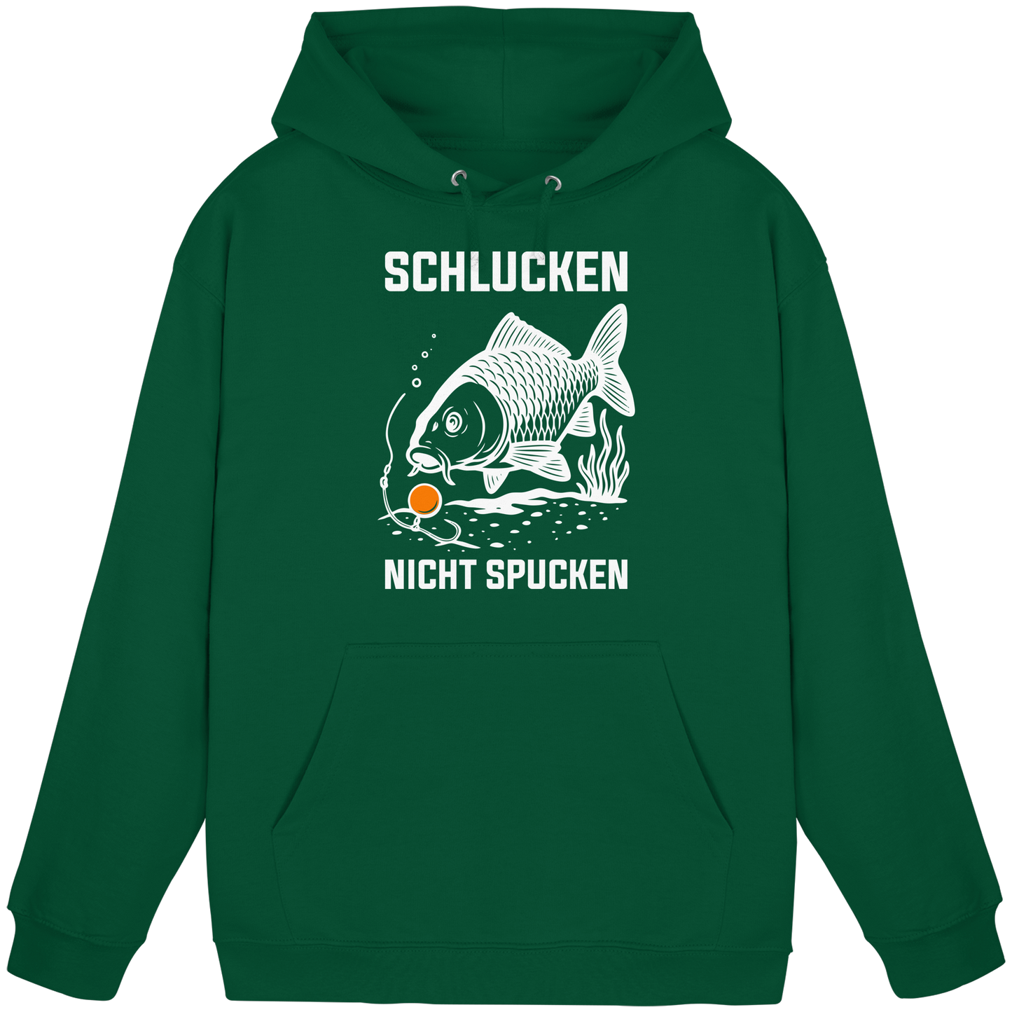 Schlucken nicht Spucken Carp Fishing Hunter Karpfen Angeln Angler Boilies Hoodie