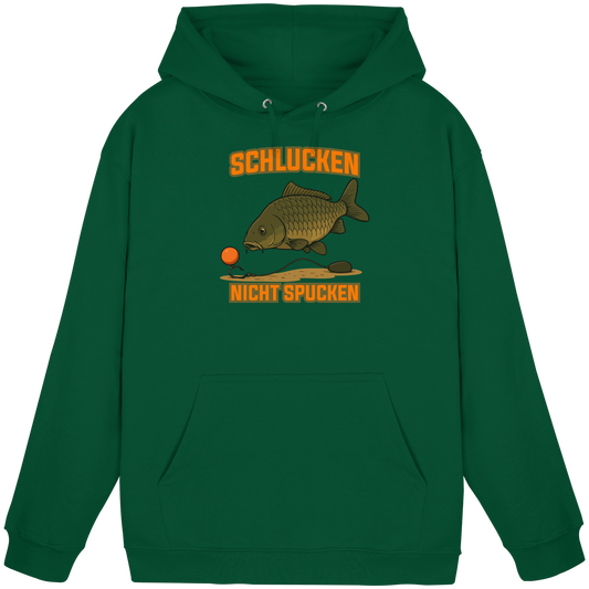 Schlucken nicht Spucken Carp Fishing Hunter Karpfen Angeln Angler Boilies Hoodie