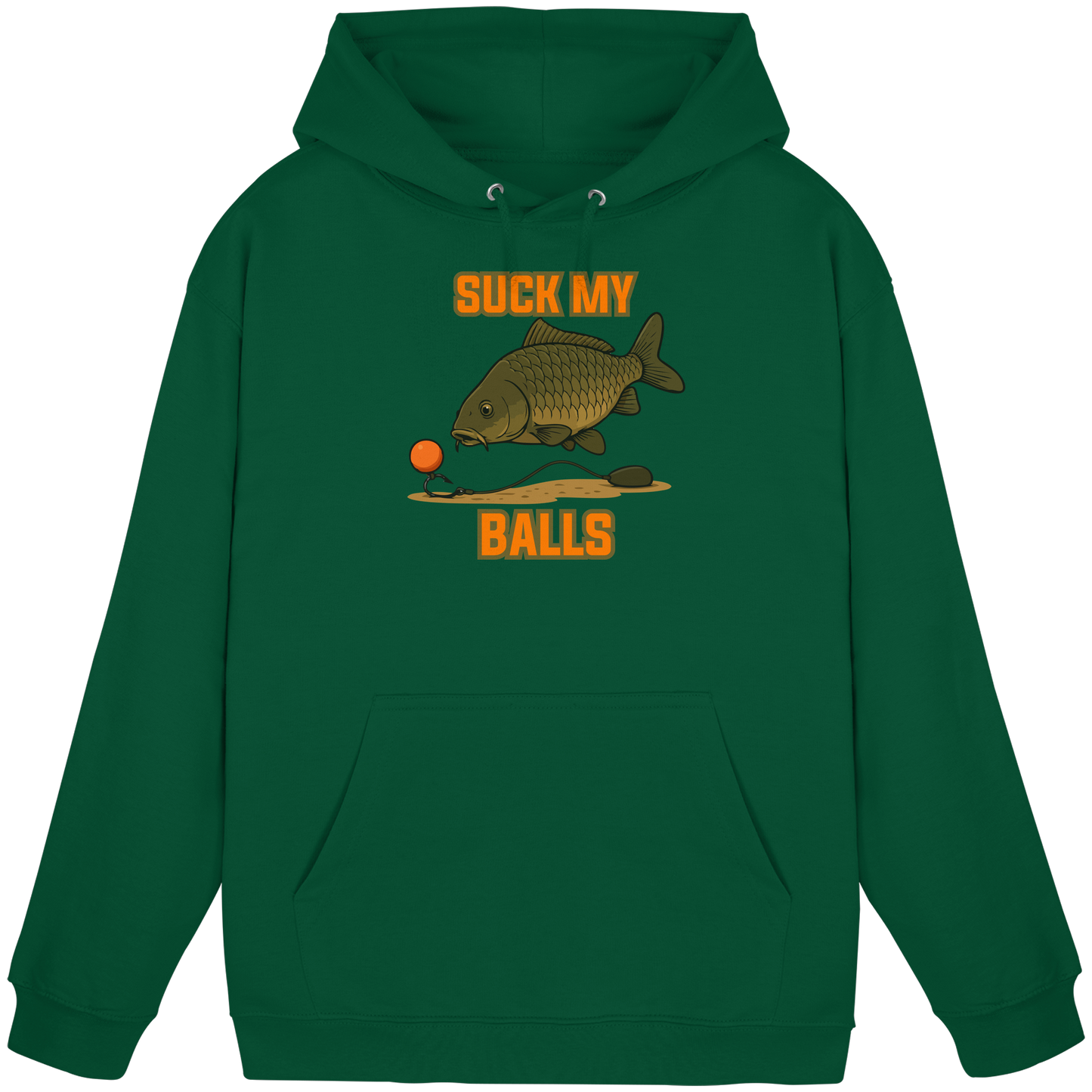SUCK MY BALLS - Carp Fishing Hunter Karpfen Angeln Angler Boilies Hoodie KaPu
