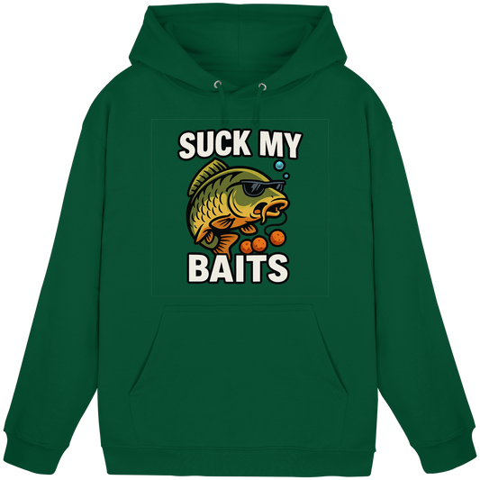 Suck my Baits - Karpfen Carp Balls Karpfenangler Angler Boilies Angeln Hoodie