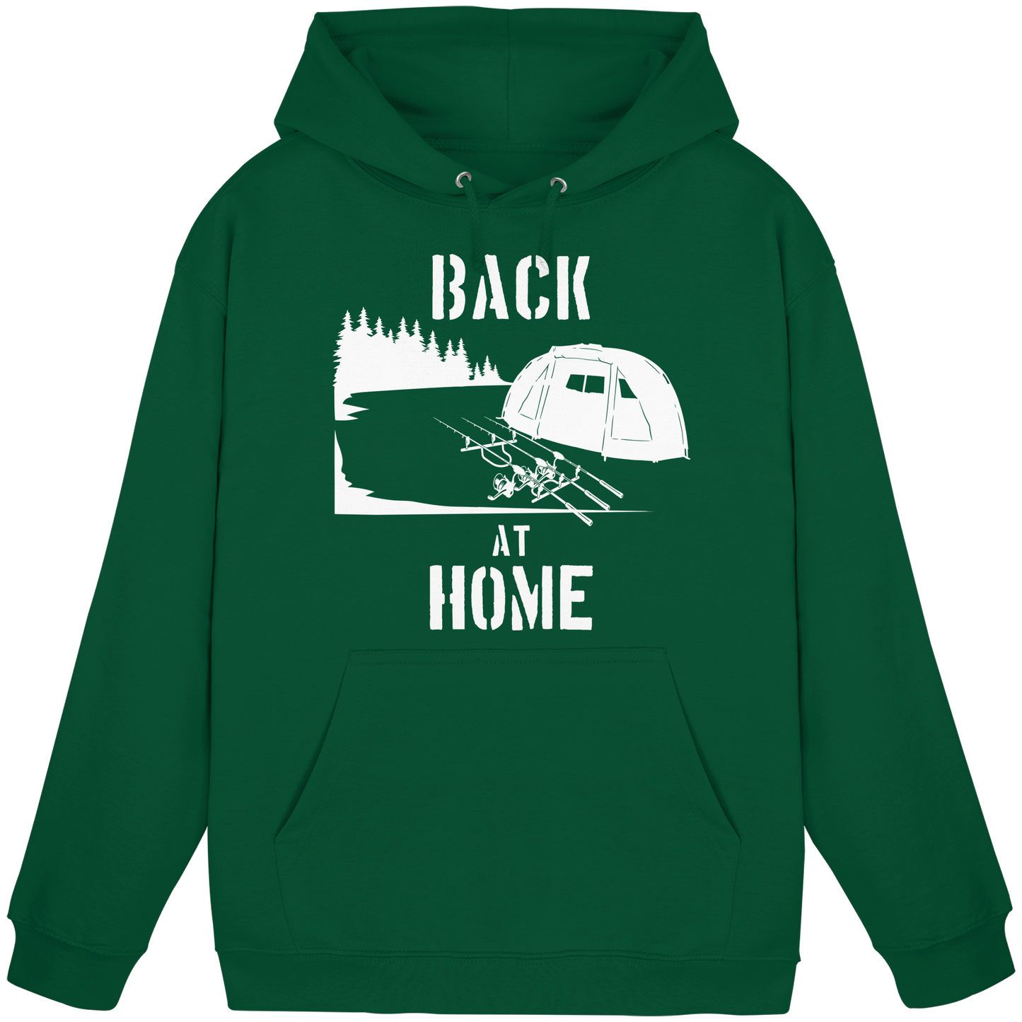 Back at Home Angler Karpfenangeln Karpfen Hotspot Angelplatz Angeln KaPu Hoodie