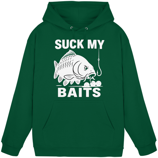 Suck my Baits - Karpfen Carp Balls Karpfenangler Angler Boilies Angeln Hoodie