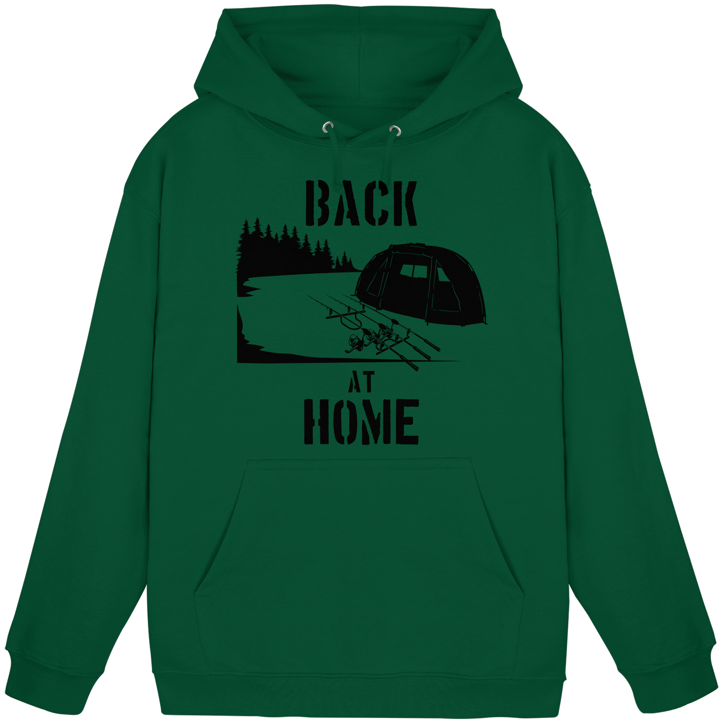 Back at Home Angler Karpfenangeln Karpfen Hotspot Angelplatz Angeln KaPu Hoodie