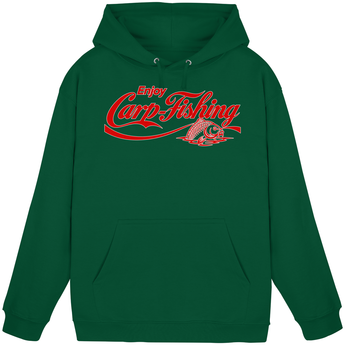 Enjoy Carp Fishing Hoodie – Karpfenangler KaPu für echte Carp Fishing Fans