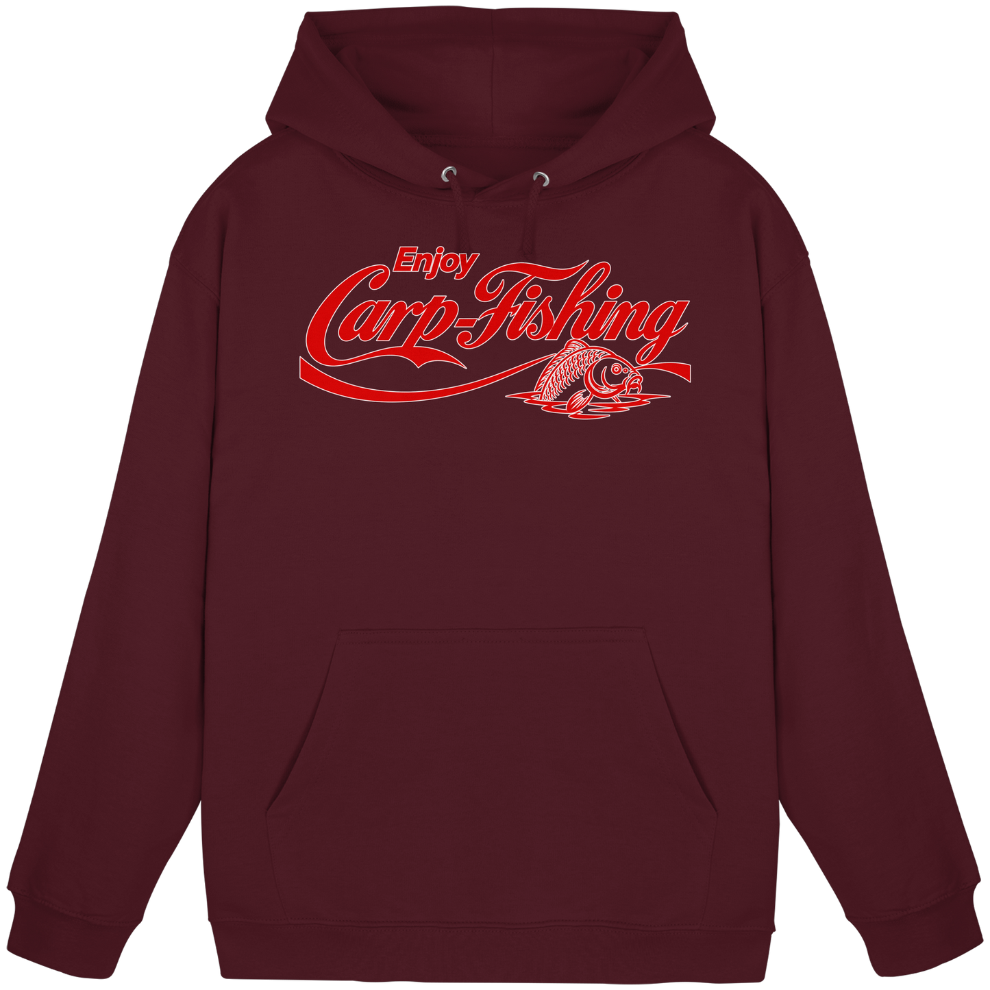 Enjoy Carp Fishing Hoodie – Karpfenangler KaPu für echte Carp Fishing Fans