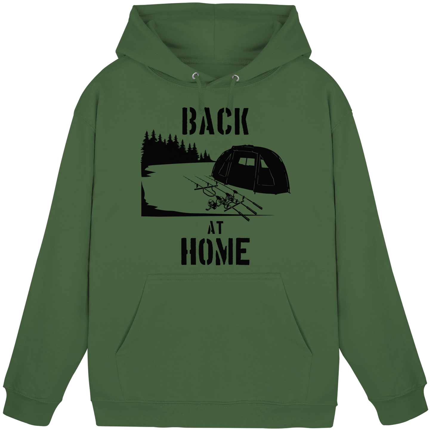 Back at Home Angler Karpfenangeln Karpfen Hotspot Angelplatz Angeln KaPu Hoodie
