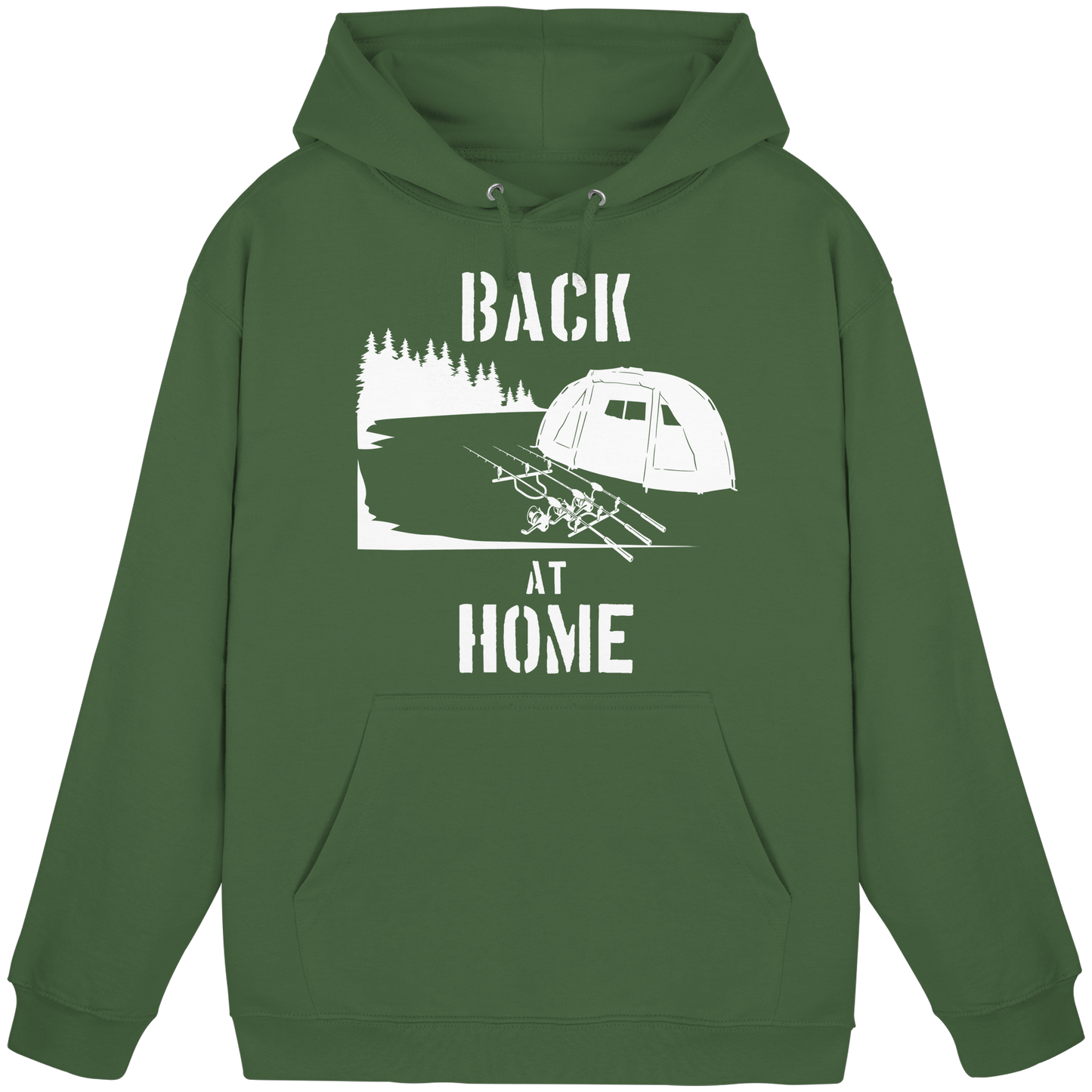 Back at Home Angler Karpfenangeln Karpfen Hotspot Angelplatz Angeln KaPu Hoodie