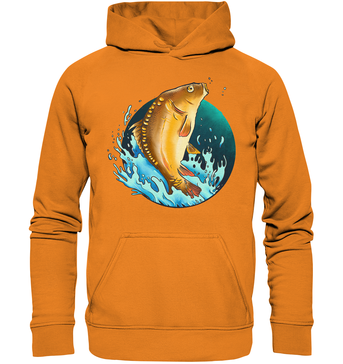 Springender Karpfen - Basic Unisex Hoodie