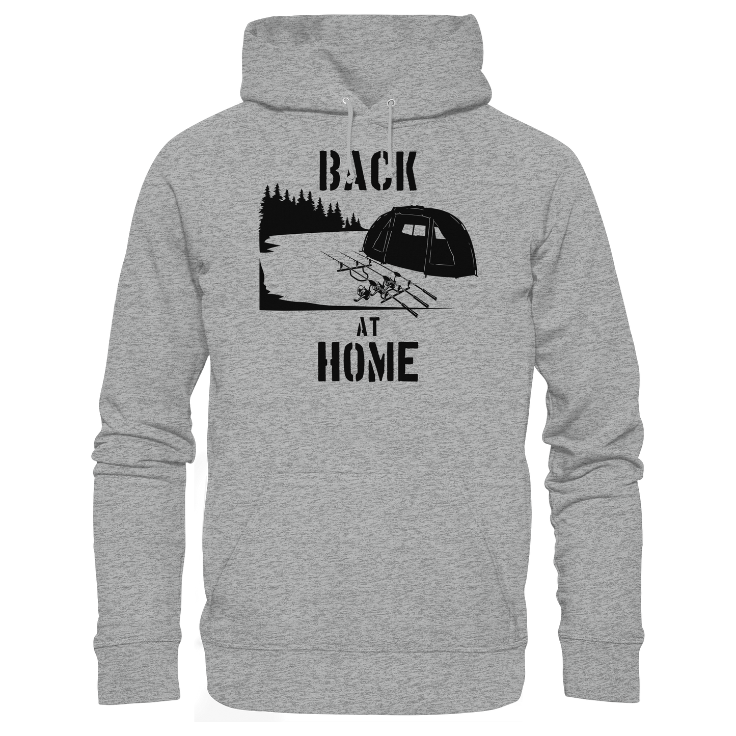 Back at Home Angler Karpfenangeln Karpfen Hotspot Angelplatz Angeln KaPu Hoodie