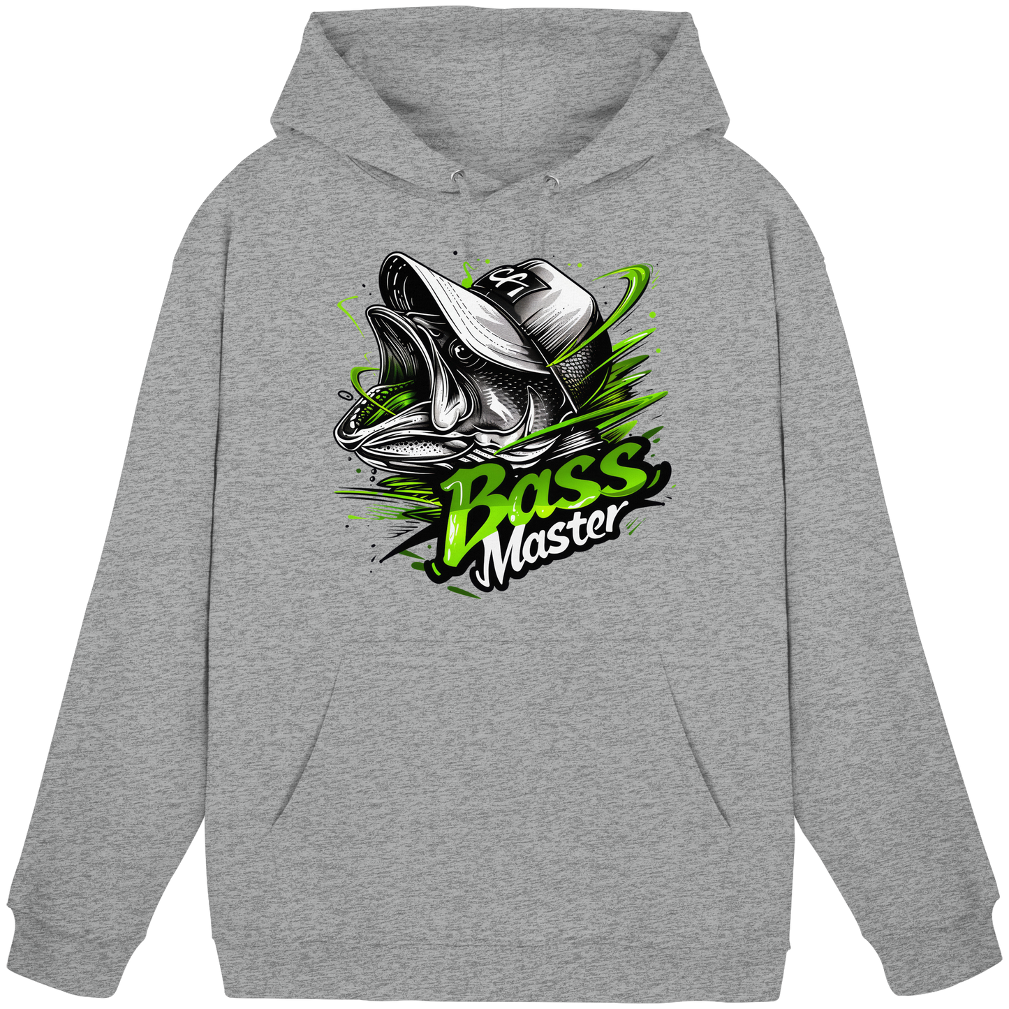 Bass Master Hoodie Barsch Schwarzbarsch Angler Fishing Raubfisch Angeln