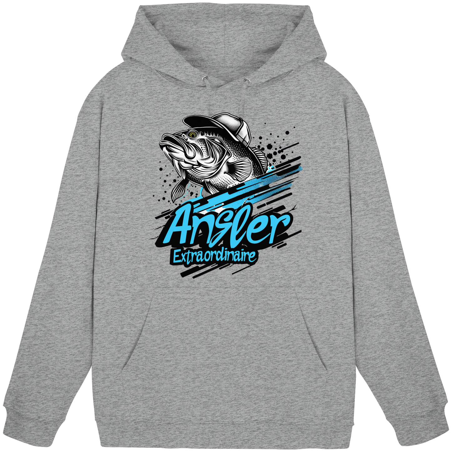 Angler Extraordinaire Hoodie KaPu Barsch Bass Fishing Geschenk
