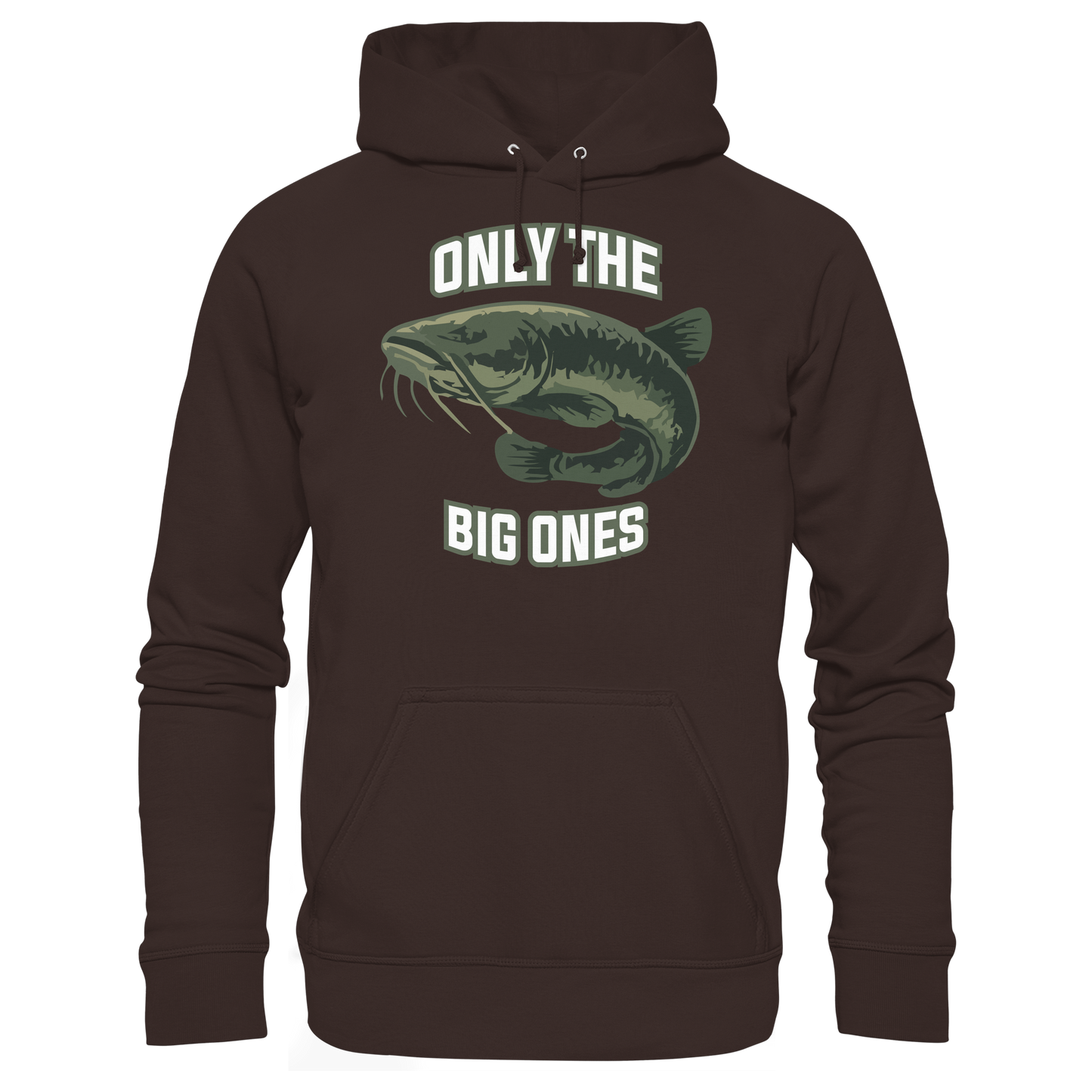 Only the big ones - Waller Wels anglen Catfish Big Fish Wallerangeln Hoodie