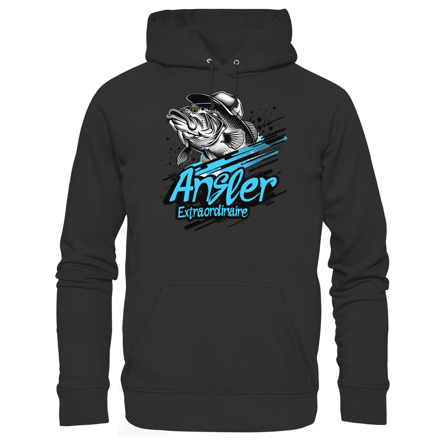 Angler Extraordinaire Hoodie KaPu Barsch Bass Fishing Geschenk