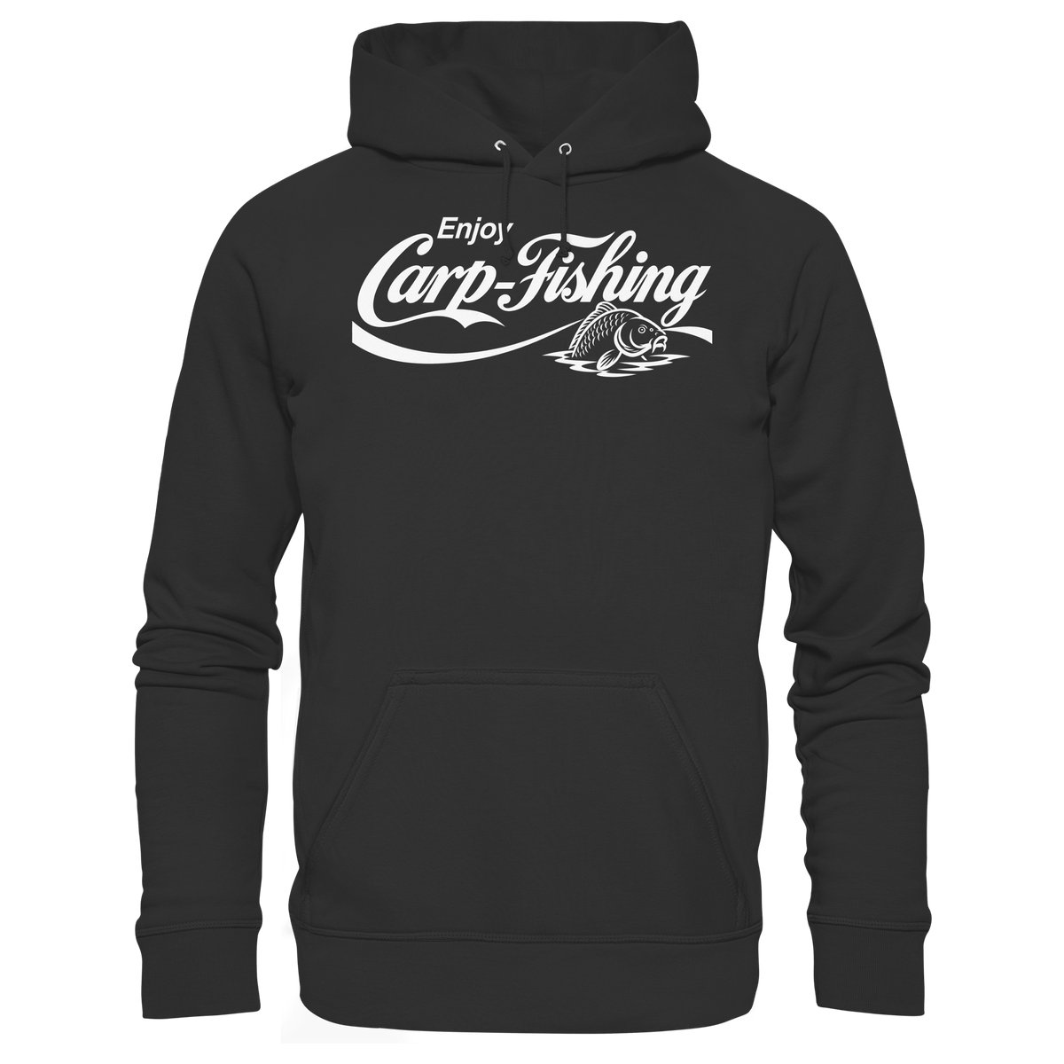 Enjoy Carp Fishing Unisex Hoodie – Karpfenangler KaPu für echte Carp Fishing Fans