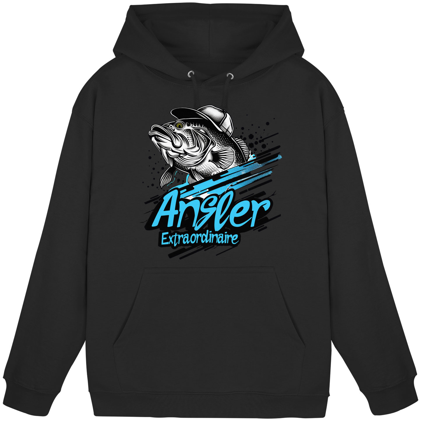 Angler Extraordinaire Hoodie KaPu Barsch Bass Fishing Geschenk