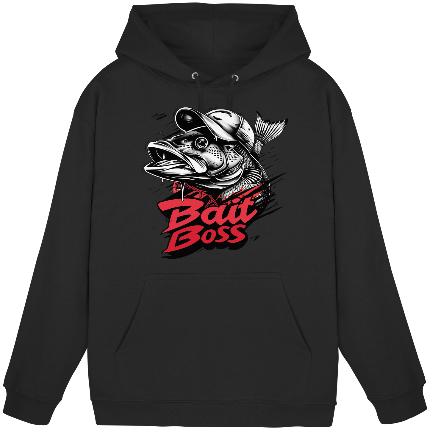 Bait Boss Hoodie – Angler KaPu Fishing Bass Barsch Köder Angeln