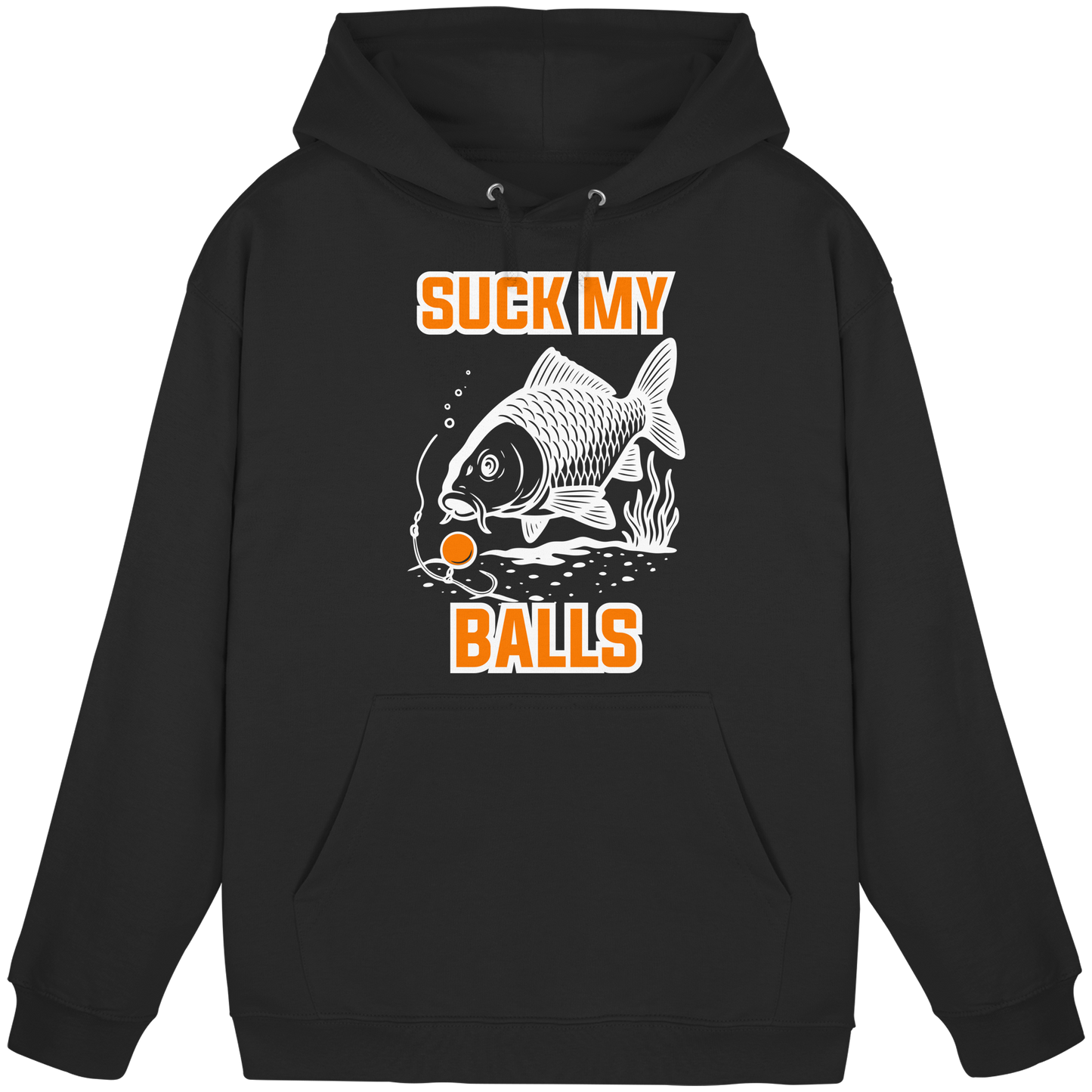 SUCK MY BALLS - Carp Fishing Hunter Karpfen Angeln Angler Boilies  Hoodie KaPu