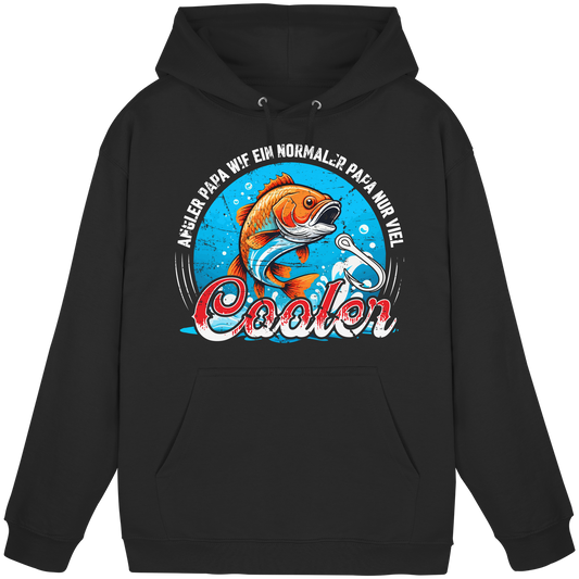 Angler Papa wie ein normaler Papa nur viel cooler - Angeln Fischer - KaPu Hoodie