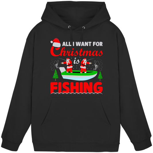 All I want for Christmas is Fishing Ugly X-Mas für Angler Angeln KaPu Hoodie