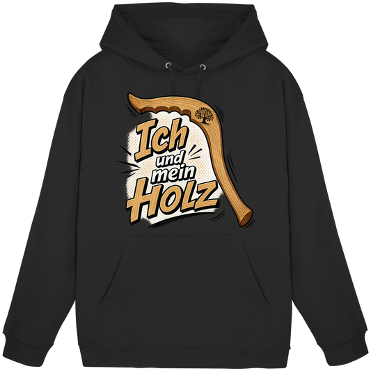 Wallerholz „Ich und mein Holz“ Wallerangler & Welsangler KaPu Hoodie
