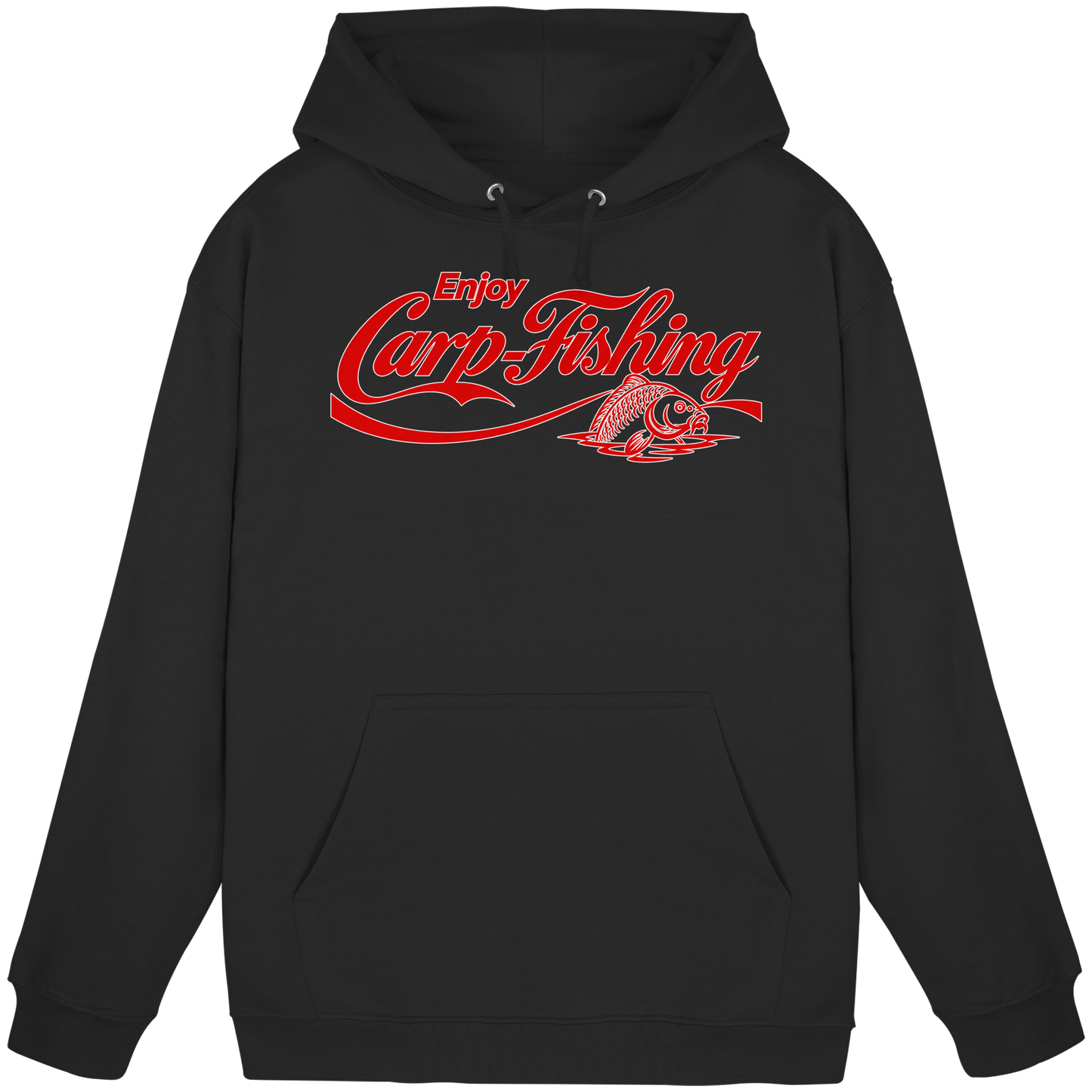 Enjoy Carp Fishing Hoodie – Karpfenangler KaPu für echte Carp Fishing Fans