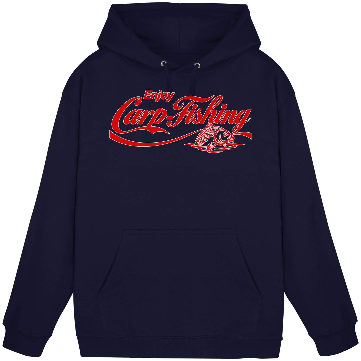 Enjoy Carp Fishing Hoodie – Karpfenangler KaPu für echte Carp Fishing Fans