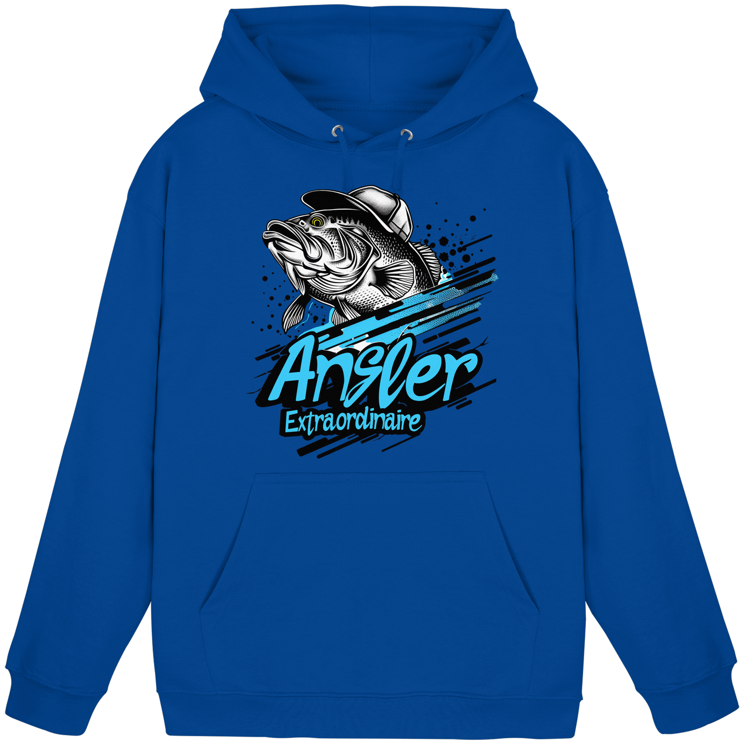 Angler Extraordinaire Hoodie KaPu Barsch Bass Fishing Geschenk