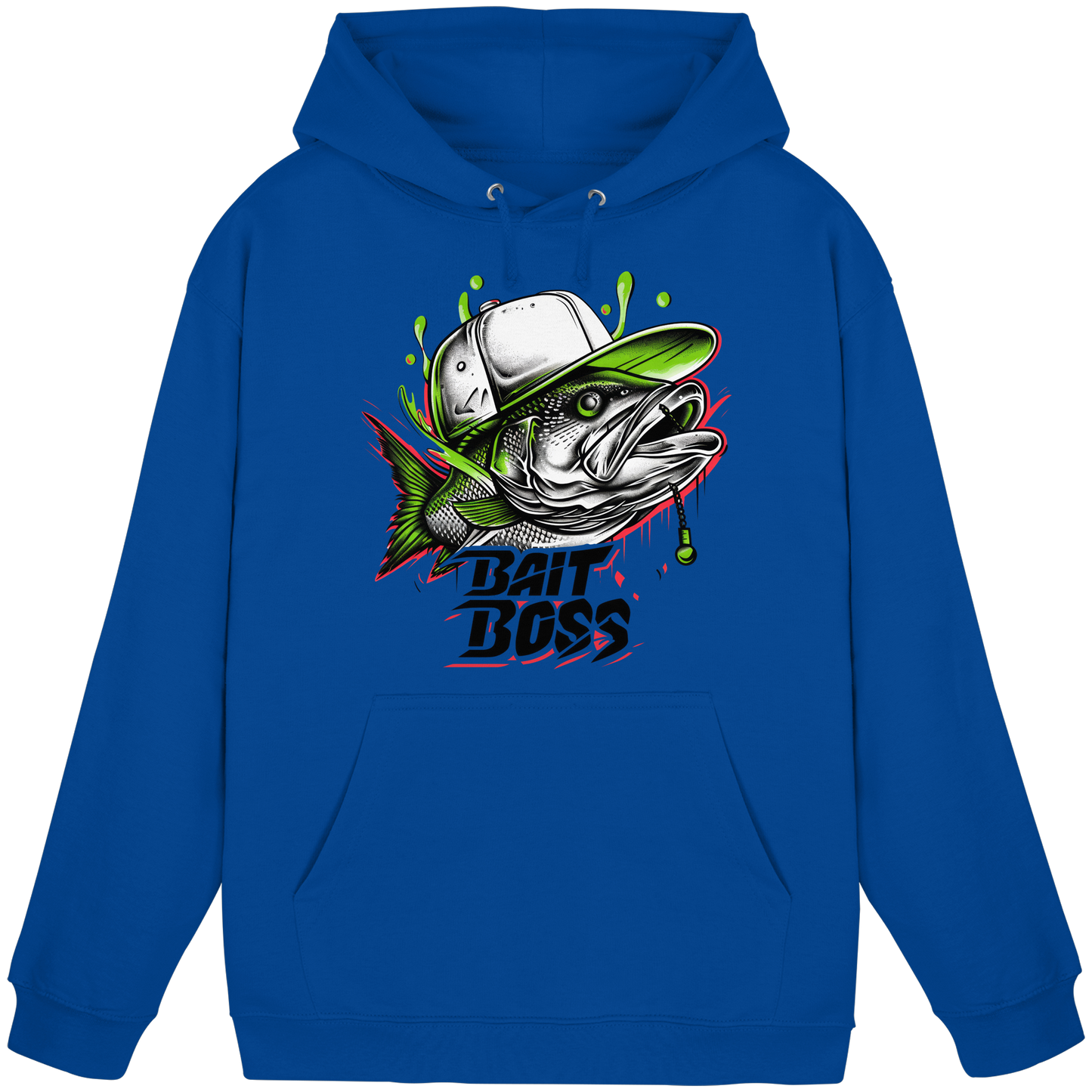 Bait Boss Hoodie – Angler KaPu Fishing Bass Barsch Köder Angeln