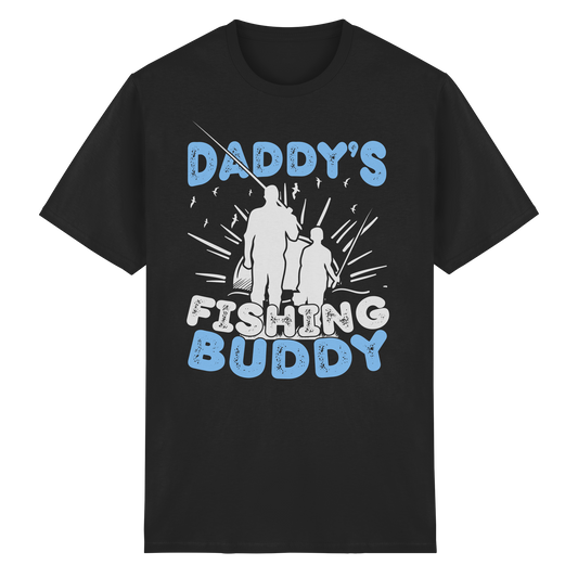 DADDY´S FISHING BUDDY - Papa´s Angelpartner Vater & Sohn Angler Angeln T-Shirt