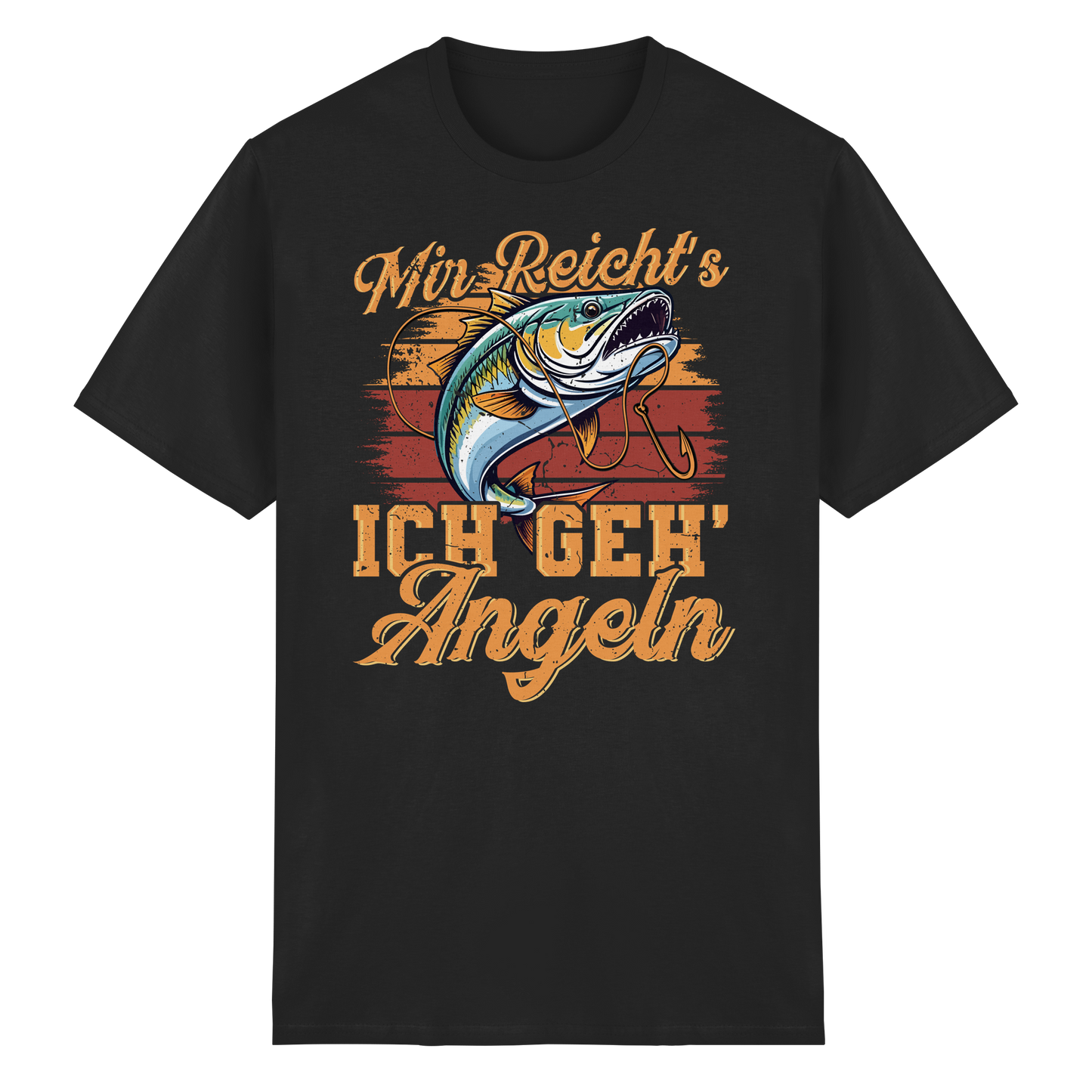 Mir reicht´s ich geh angeln Angler Angelsport Fischer Karpfen Shirt T-Shirt