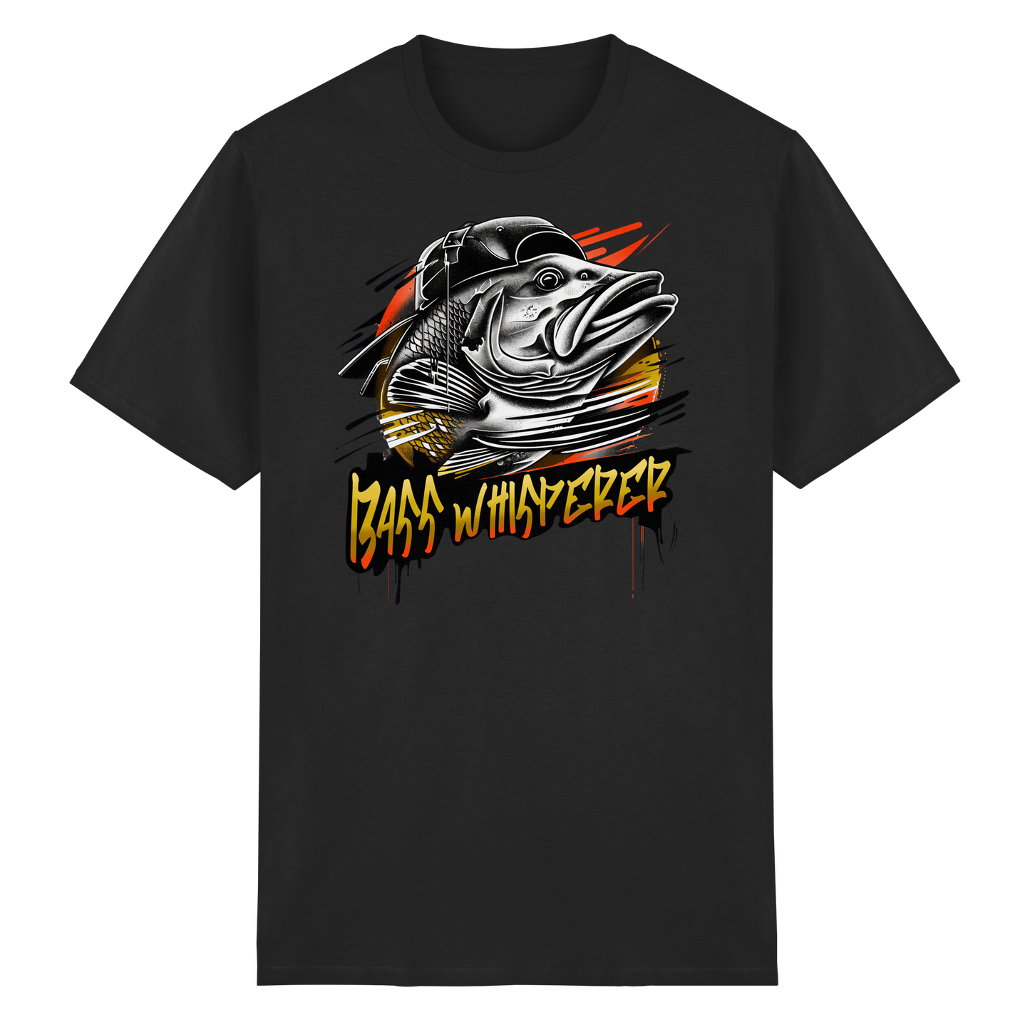 Bass Whisperer Shirt – Barsch Angler T-Shirt Fishing Raubfisch Angeln