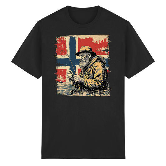 Norway Fishing T-Shirt Angler Shirt Norwegen Geschenk für Angler