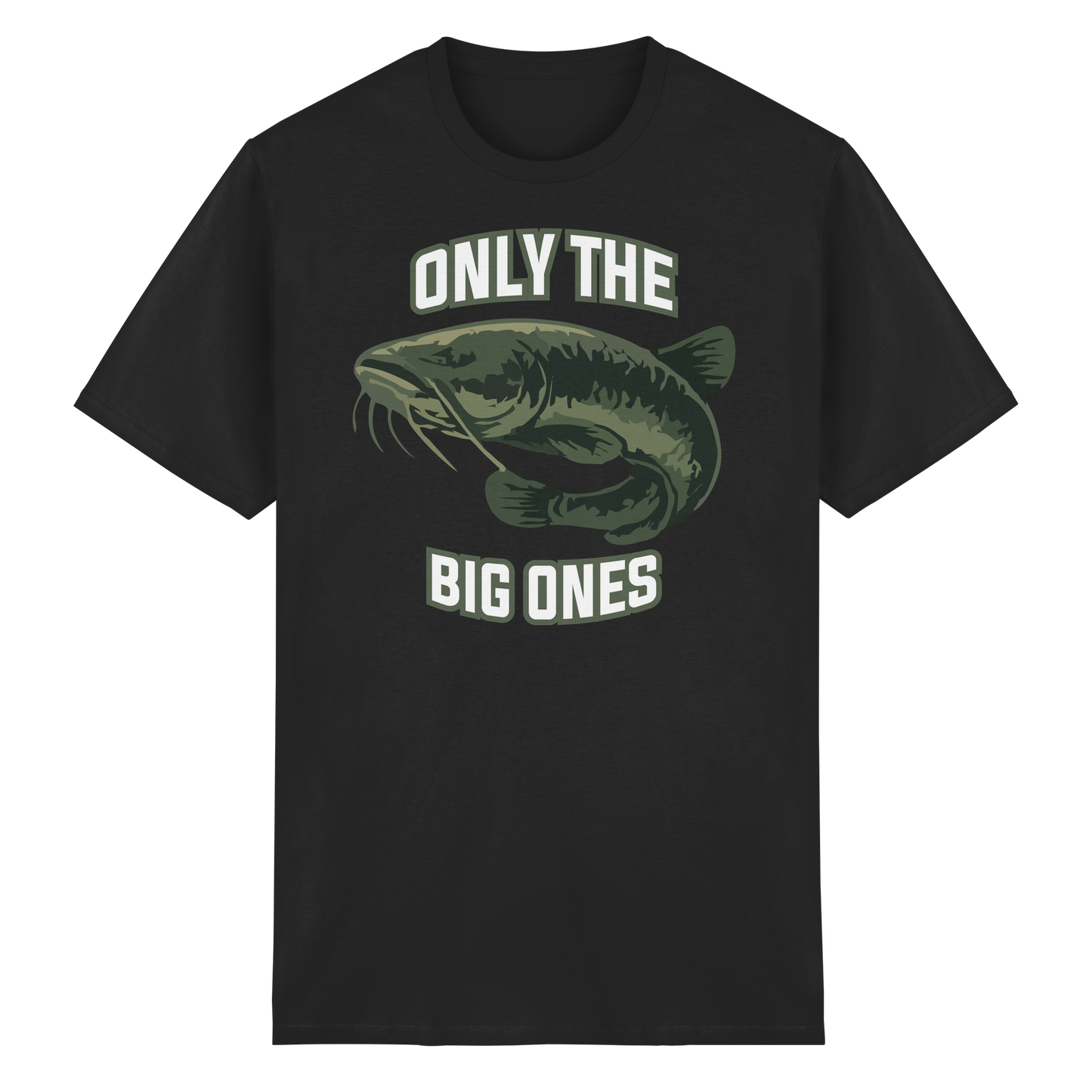 Only the big ones Waller Wels anglen Catfish Big Fish Wallerangeln T-Shirt Shirt
