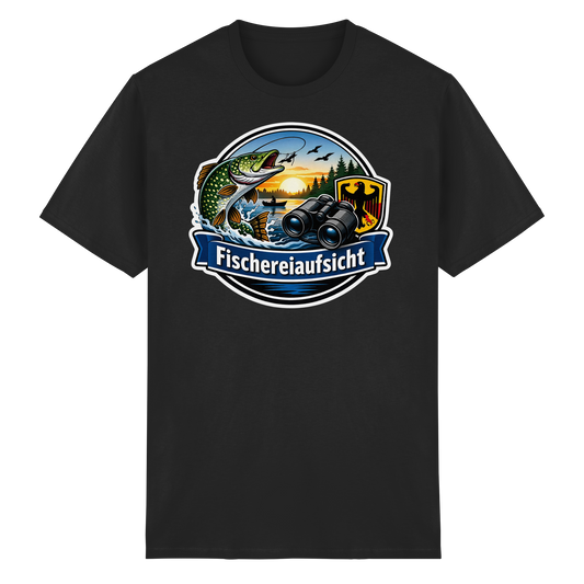 Fischereiaufsicht T-Shirt – Angler Humor Shirt Kontrolle Angeln Angelshirt