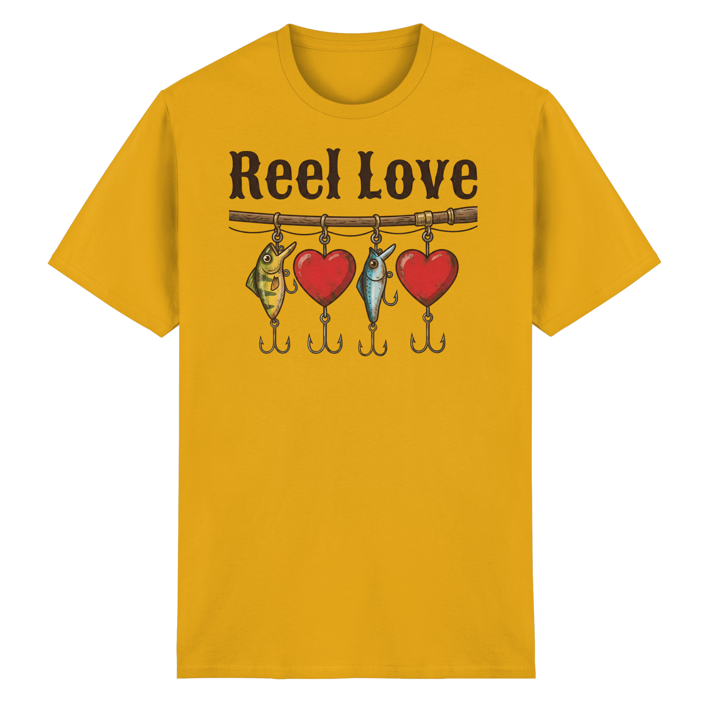 Reel Love Shirt – Angler T-Shirt Liebe zum Angeln Fishing Spruch