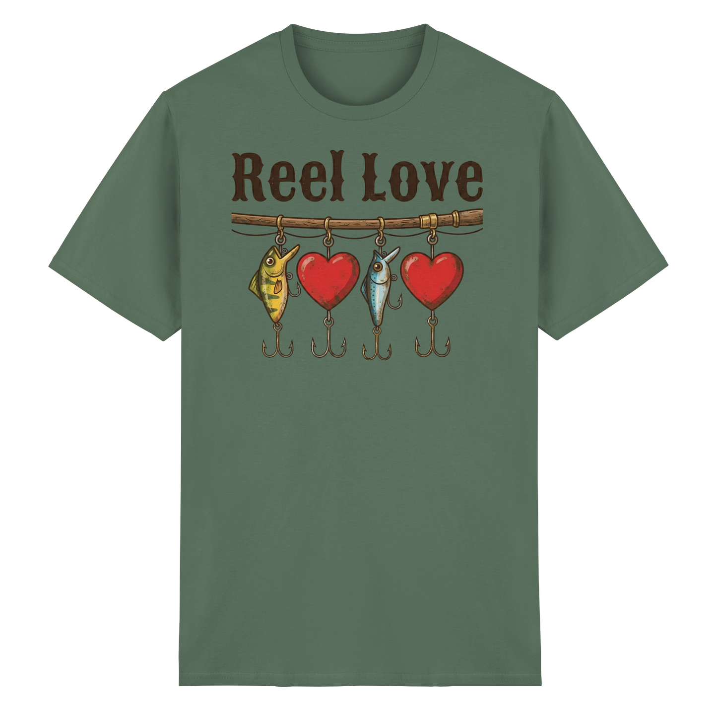 Reel Love Shirt – Angler T-Shirt Liebe zum Angeln Fishing Spruch