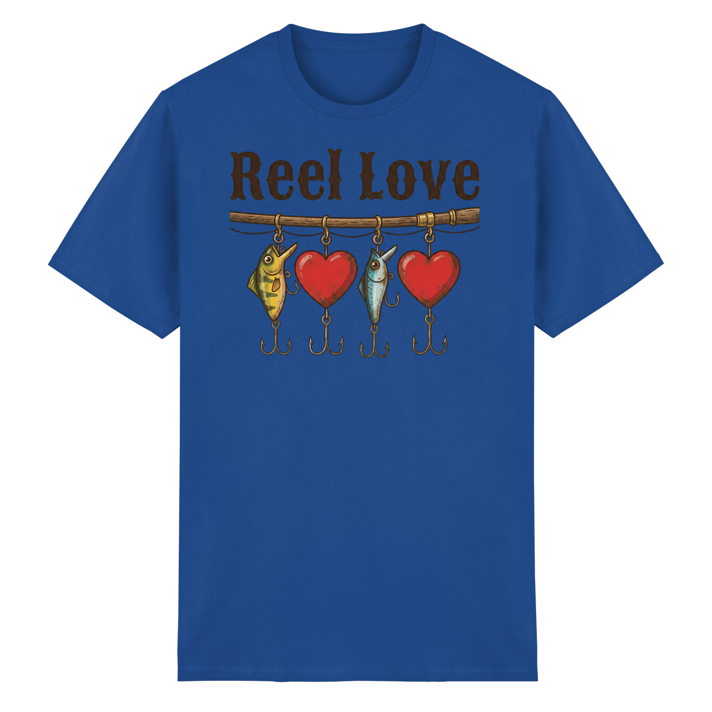 Reel Love Shirt – Angler T-Shirt Liebe zum Angeln Fishing Spruch