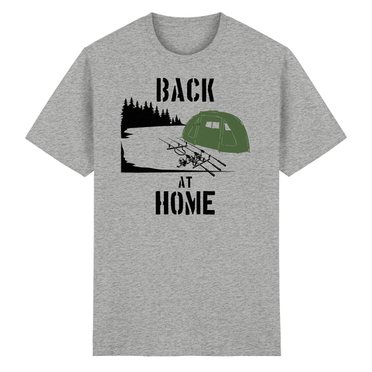 Back at Home Angler Karpfenangeln Karpfen Hotspot Angelplatz Angeln Carp T-Shirt
