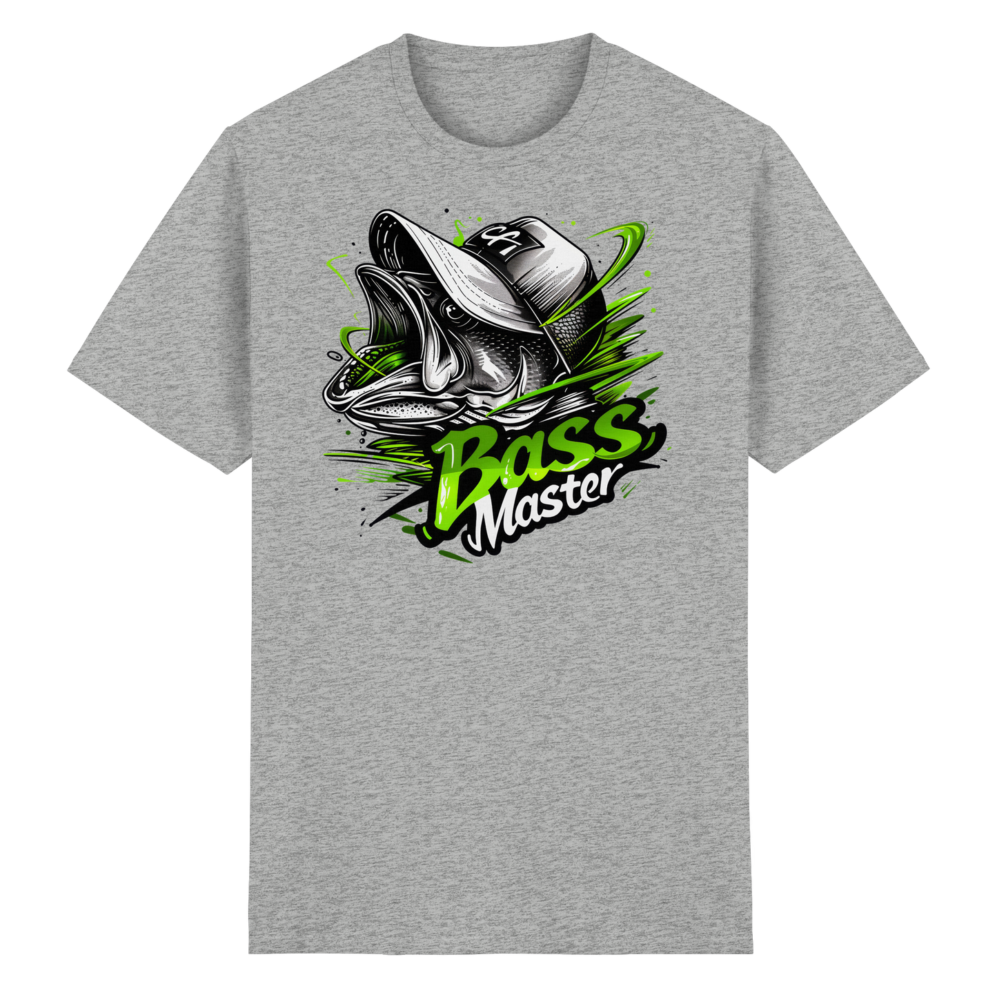 Bass Master Shirt Barsch Angler T-Shirt Fishing Raubfisch Angeln