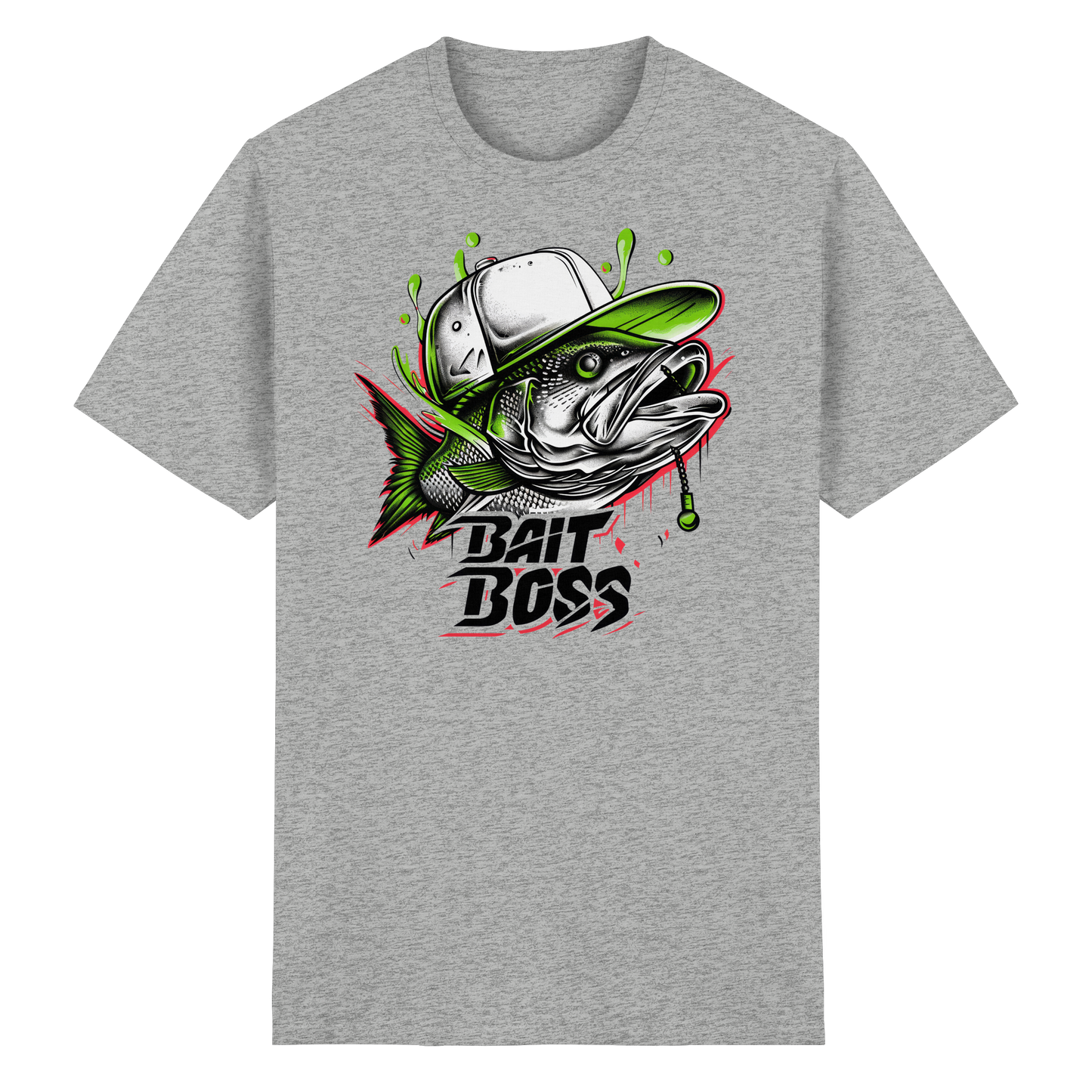 Bait Boss Shirt – Angler T-Shirt Fishing Bass Barsch Köder Angeln
