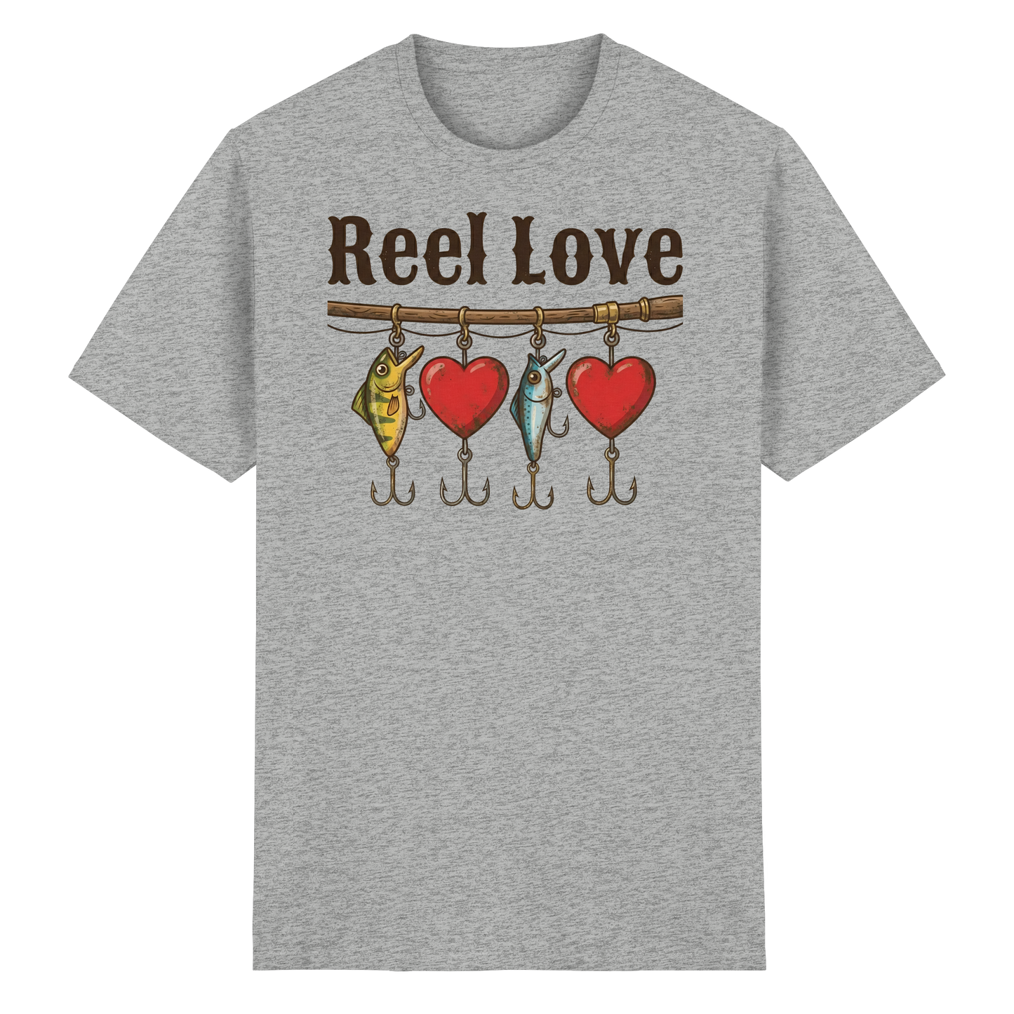 Reel Love Shirt – Angler T-Shirt Liebe zum Angeln Fishing Spruch