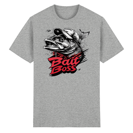 Bait Boss Shirt Angler T-Shirt Fishing Bass Barsch Köder Angeln Schwarzbarsch