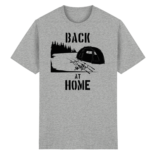 Back at Home Angler Karpfenangeln Karpfen Hotspot Angelplatz Angeln Carp T-Shirt